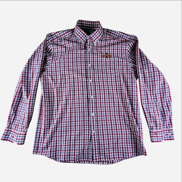 Cutter & Buck Other - Cutter and Buck Iowa State University Plaid Button Down Long Sleeve Shirt Size M